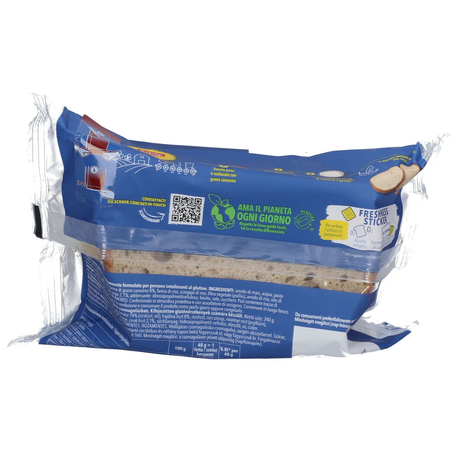 SCHAR PANE CASERECCIO SENZA LATTOSIO 240 G