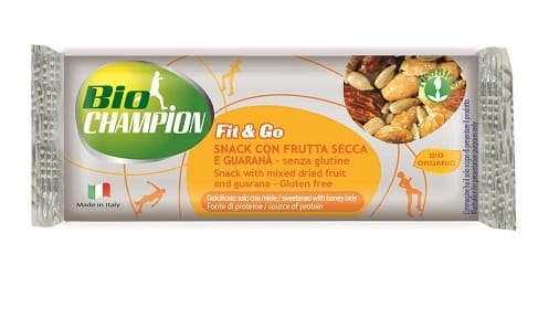 Barretta energetica BioChampion Fit&Go frutta secca 30g