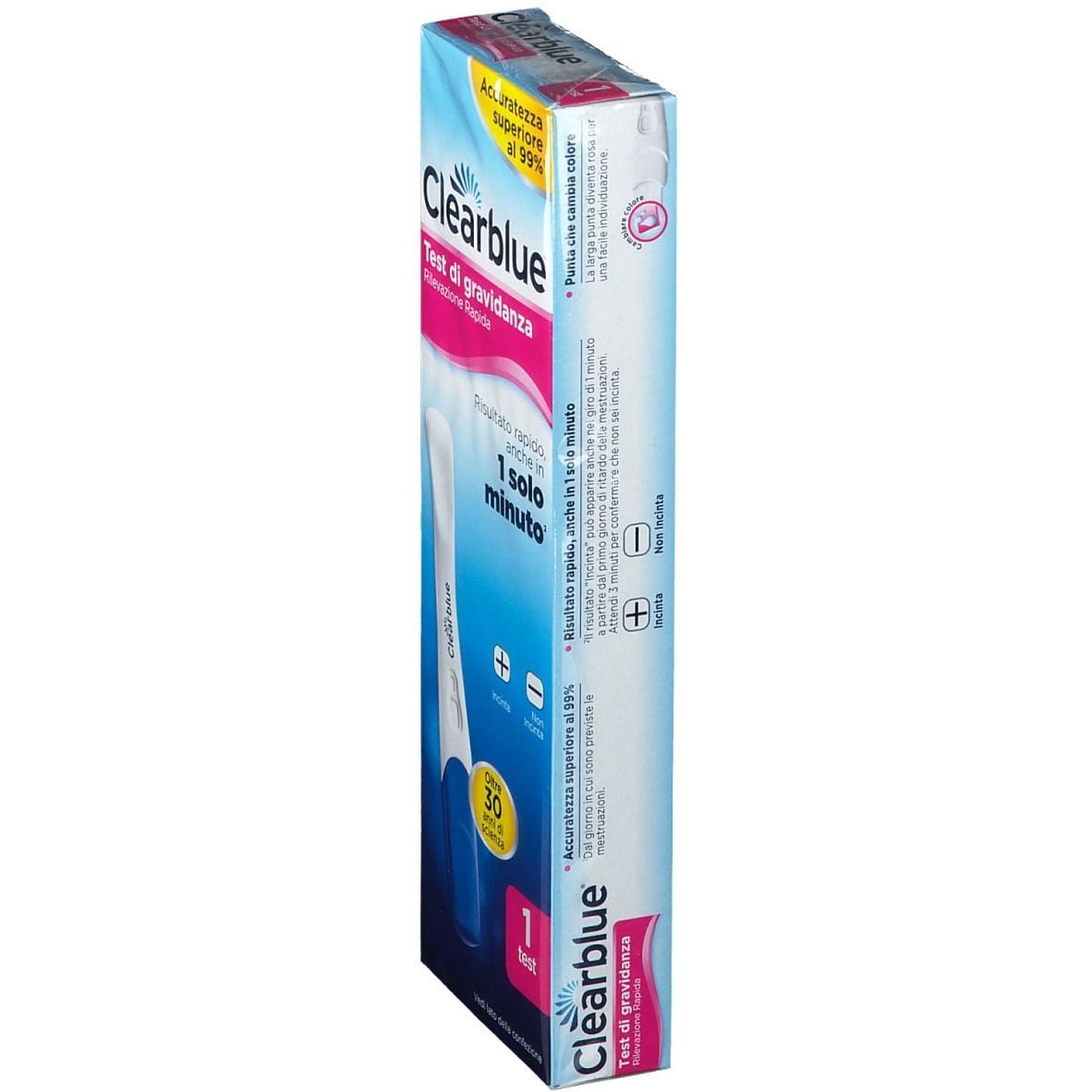 TEST DI GRAVIDANZA CLEARBLUE RILEVAZIONE RAPIDA 1 PEZZO