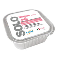 Alimento umido Solo Maiale per cani e gatti, 100g