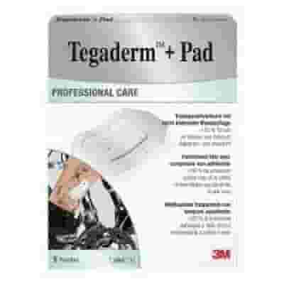 Medicazione Tegaderm + Pad sterile impermeabile 5x7cm, 5 pezzi
