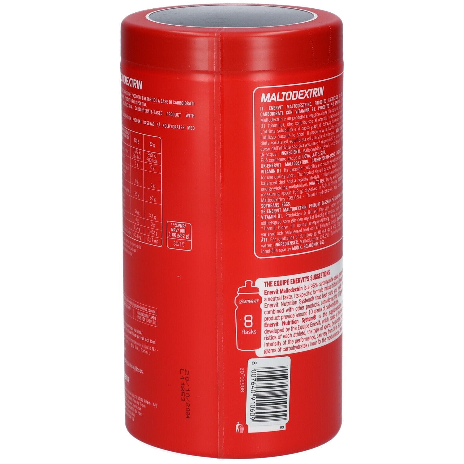 ENERVIT MALTODESTRINE PREPARATO ENERGETICO DA 450G