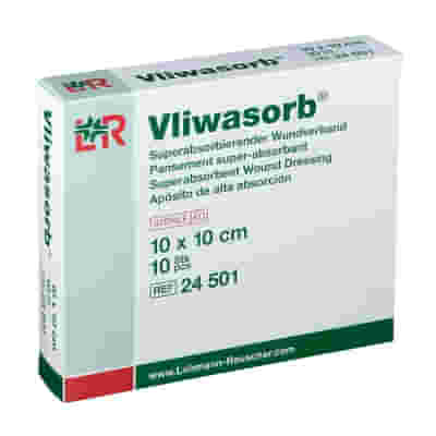 MEDICAZIONE VLIWASORB SUPERASSORBENTE CON POLIACRILATI 10X10 CM 10 PEZZI