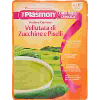 PLASMON POUCHES VELLUTATA DI ZUCCHINE E PISELLI 180 G