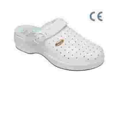 Scarpa professionale New Bonus Punched Bycast unisex, bianco n.38