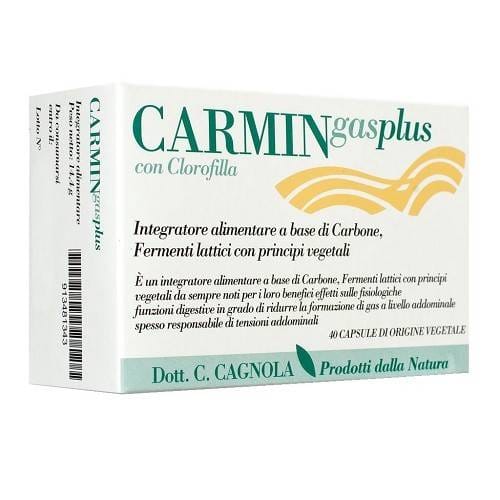 Integratore Carmin Gas PLUS contro gonfiore, 45 capsule