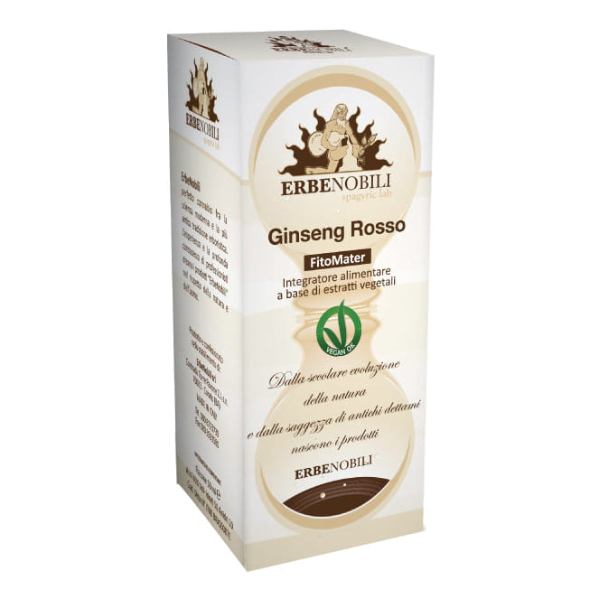 Ginseng Rosso Fitomater, soluzione idroalcolica 50ml