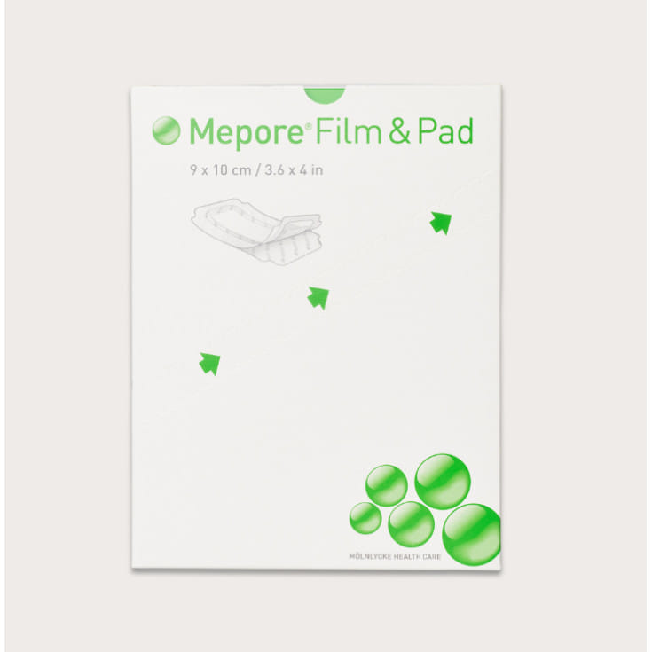 Mepore Film&Pad Film Di Poliuretano Adesivo Trasparente Con Tampone Centrale Assorbente Cm 9 X20 5 Pezzi