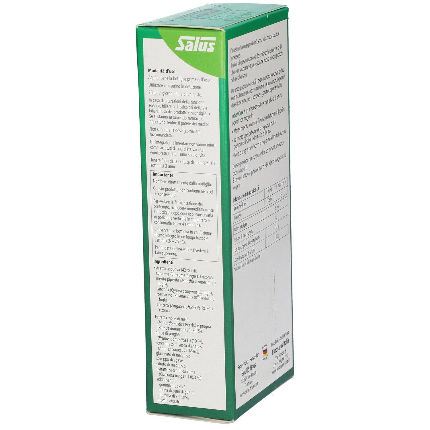 Integratore Intest Care per digestione e intestino, 250ml