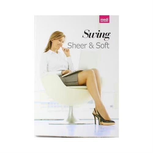 Medi Swing Sheer & Soft Collant A Compressione Graduata 14 mm/Hg Colore Nero Taglia 5-image