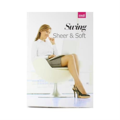 Collant Compressivo Medi Sheer & Soft 14mmHg Nero, Taglia 5