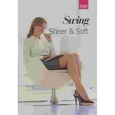 CALZA AUTOREGGENTE PREVENTIVA SHEER & SOFT 7008SFA 14MMHG PLAYA 4