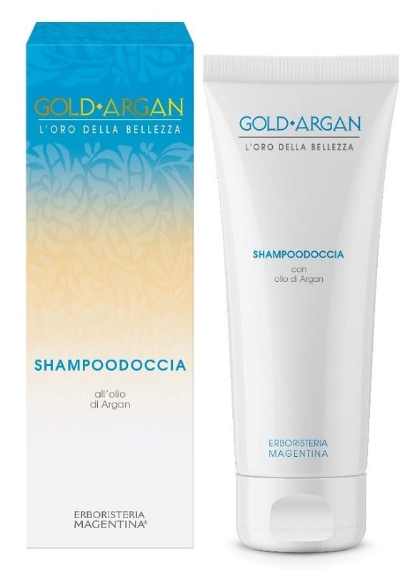 Shampoo doccia Argan Gold idratante per pelle e capelli 150ml