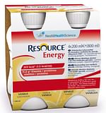 RESOURCE ENERGY VANIGLIA 4 BOTTIGLIE 200 ML NUOVO PACKAGING