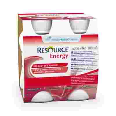 RESOURCE ENERGY FRAGOLA/LAMPONE 4 BOTTIGLIE 200 ML