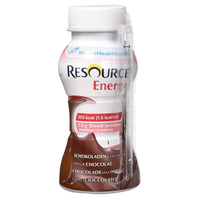 Resource Energy Cioccolato 4 Bottiglie 200 Ml