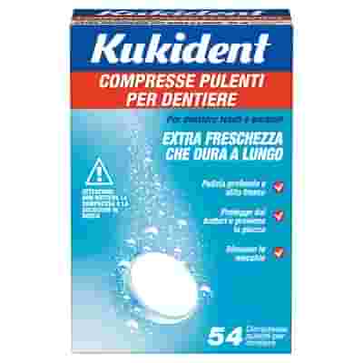 KUKIDENT CLEANSER FRESCH 54 COMPRESSE PULIZIA PROTESI DENTARIE