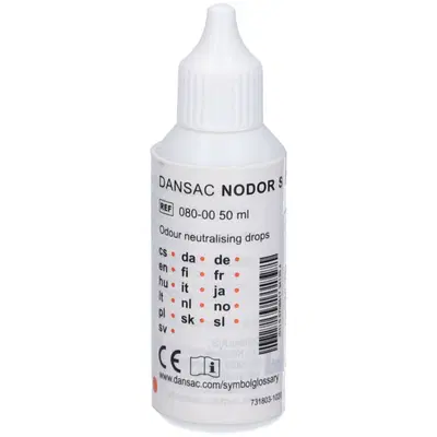 GOCCE ANTIODORE PER SACCA DANSAC NODOR FLACONE 50 ML GOCCE ANTIODORE PER SACCA DANSAC NODOR FLACONE 50 ML