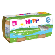 HIPP OMOGENEIZZATO MERLUZZO CAROTE PATATE 2X80 G