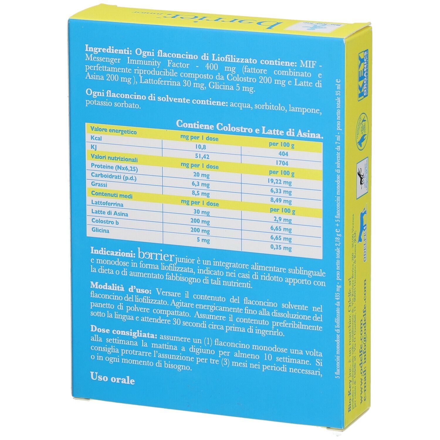 BERRIER JUNIOR CLASSIC 10 FLACONCINI 1 ML