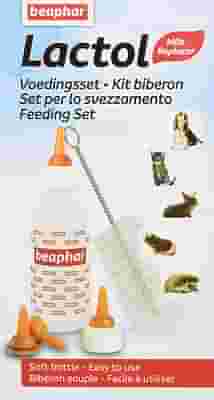 NURSING SET BEAPHAR CONTENENTE 1 BIBERON + 6 TETTARELLE RICAMBIO + 1 SCOVOLINO