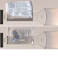 AGO BUTTERFLY STANDARD WINGED SET GAUGE 23 0,6X19 MM CON ALETTE GUIDA CANNULA DI RACCORDO VOLUME 0,44 ML CELESTE