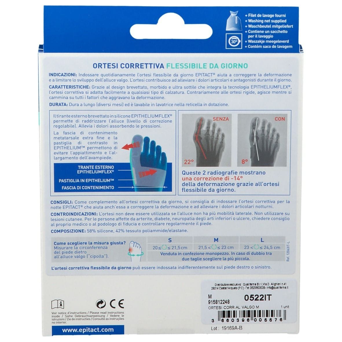 EPITACT ORTESI CORRETTIVA ALLUCE VALGO MEDIUM 1 PEZZO