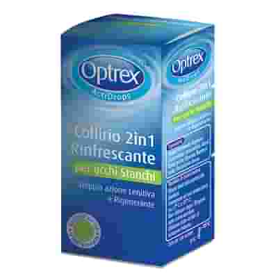GOCCE OCULARI OPTREX ACTIDROPS 2IN1 RINFRESCANTE OCCHI STANCHI 1 PEZZO