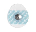 ELETTRODO MONOUSO PER ECG WHITE SENSOR DIMENSIONI 36X40 MM SUPERFICIE 79 MMQ ON GEL SOLIDO CONDUTTIVO SUPERFICIE 201 MMQ