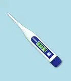 BREMED TERMOMETRO DIGITALE BD 1250 PUNTA RIGIDA RESISTENTE ALL'ACQUA LETTURA 60 SECONDI ALLARME FEBBRE AVVISO SONORO MEMORIZZAZIONE ULTIMA MISURAZIONE