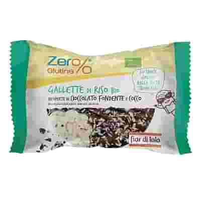 ZER%GLUTINE GALLETTE DI RISO CON CIOCCOLATO FONDENTE E COCCO
