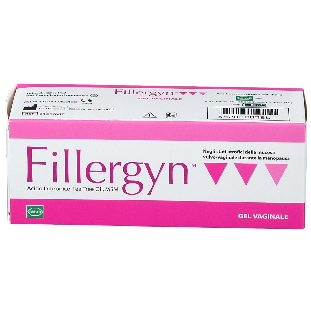 FILLERGYN GEL VAGINALE ACIDO IALURONICO TUBO 25 G