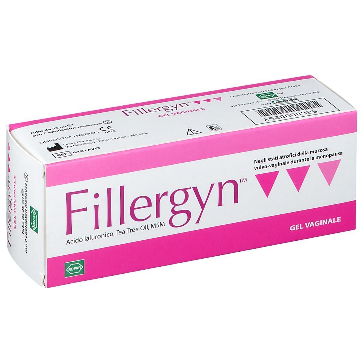 Fillergyn Gel Vaginale Acido Ialuronico Tubo 25 G