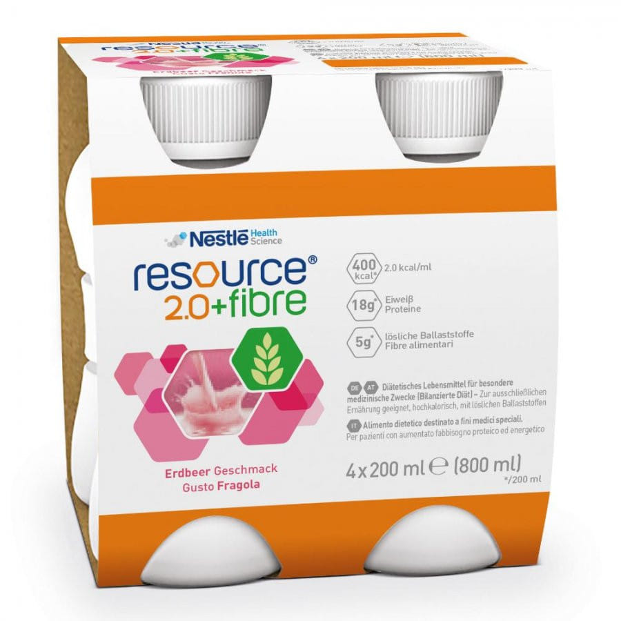 RESOURCE 2,0 + FIBRE FRAGOLA 200 ML