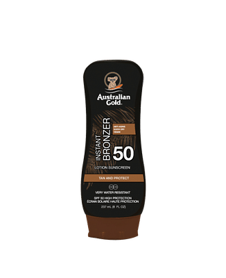 AUSTRALIAN GOLD SPF50 LOTION LOZIONE SOLARE CON BRONZER 237 ML