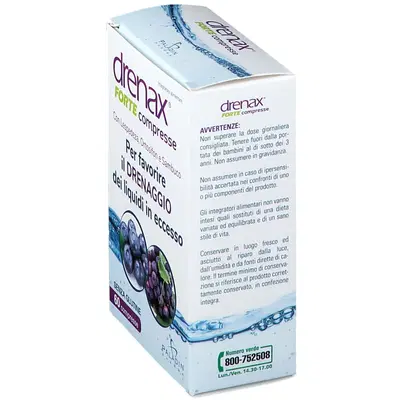 DRENAX FORTE MIRTILLO 60 COMPRESSE DRENAX FORTE MIRTILLO 60 COMPRESSE