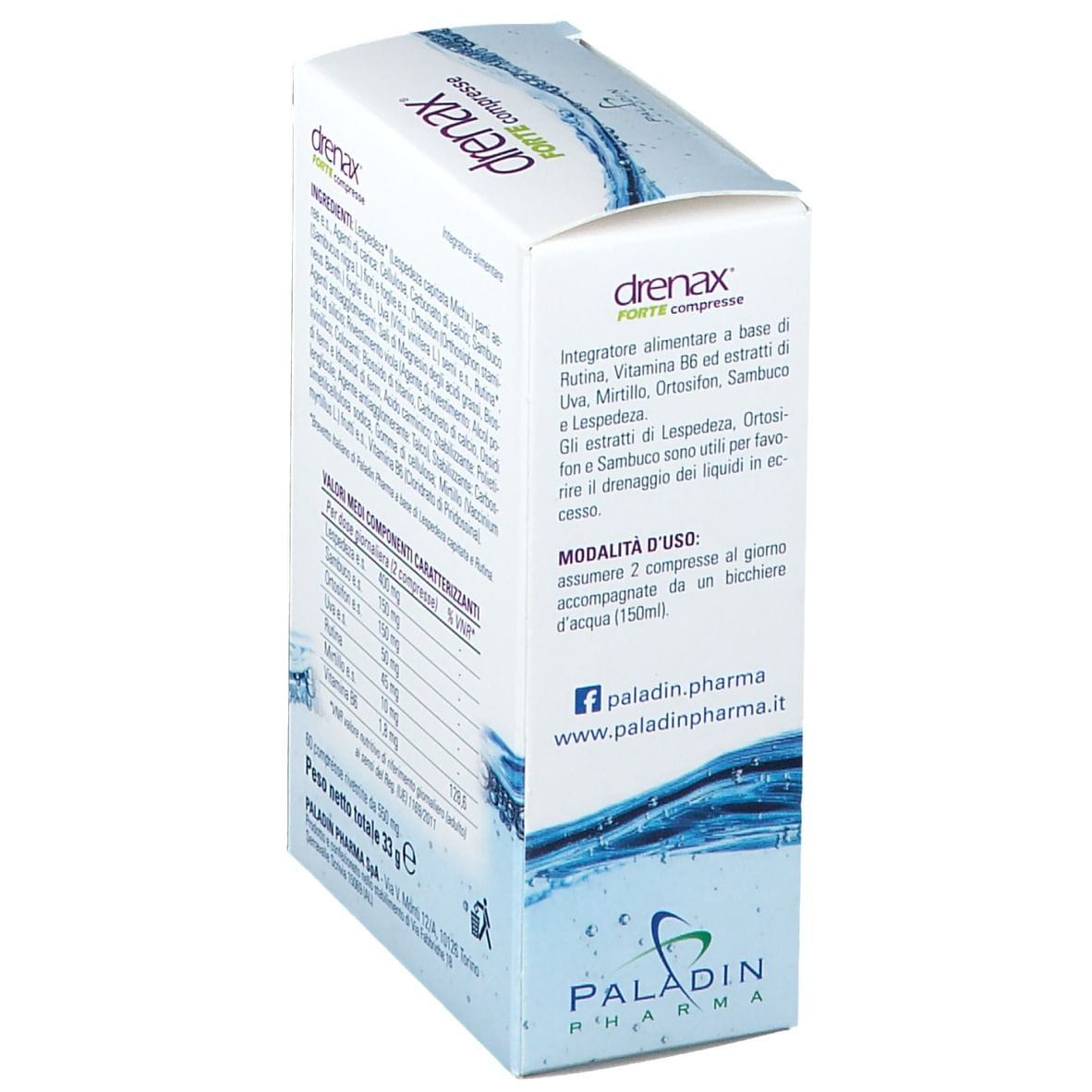 DRENAX FORTE MIRTILLO 60 COMPRESSE