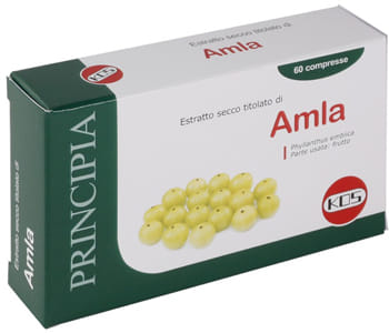 Integratore Amla Estratto Secco 30% Tannini, 60 compresse