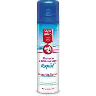 SANO E BELLO SHAMPOO MOUSSE RAPID NF MUSCHIO BIANCO 300 ML