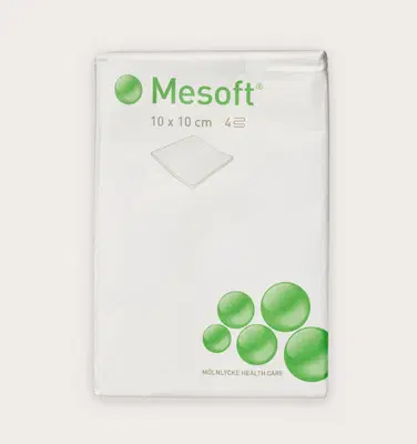 GARZA COMPRESSA MESOFT STERILE IN TESSUTO NON TESSUTO 10X10CM 150 PEZZI IN BUSTE DA 5 GARZA COMPRESSA MESOFT STERILE IN TESSUTO NON TESSUTO 10X10CM 150 PEZZI IN BUSTE DA 5