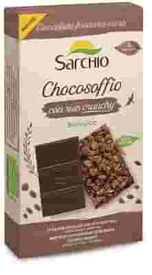 CHOCOSOFFIO BARRETTA CIOCCOLATO FONDENTE EXTRA E RISO CROCCANTE 3 PEZZI DA 25 G