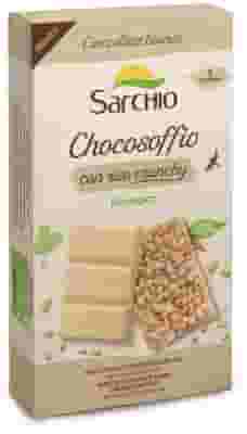 Barrette Sarchio Chocosoffio cioccolato bianco senza glutine 75g