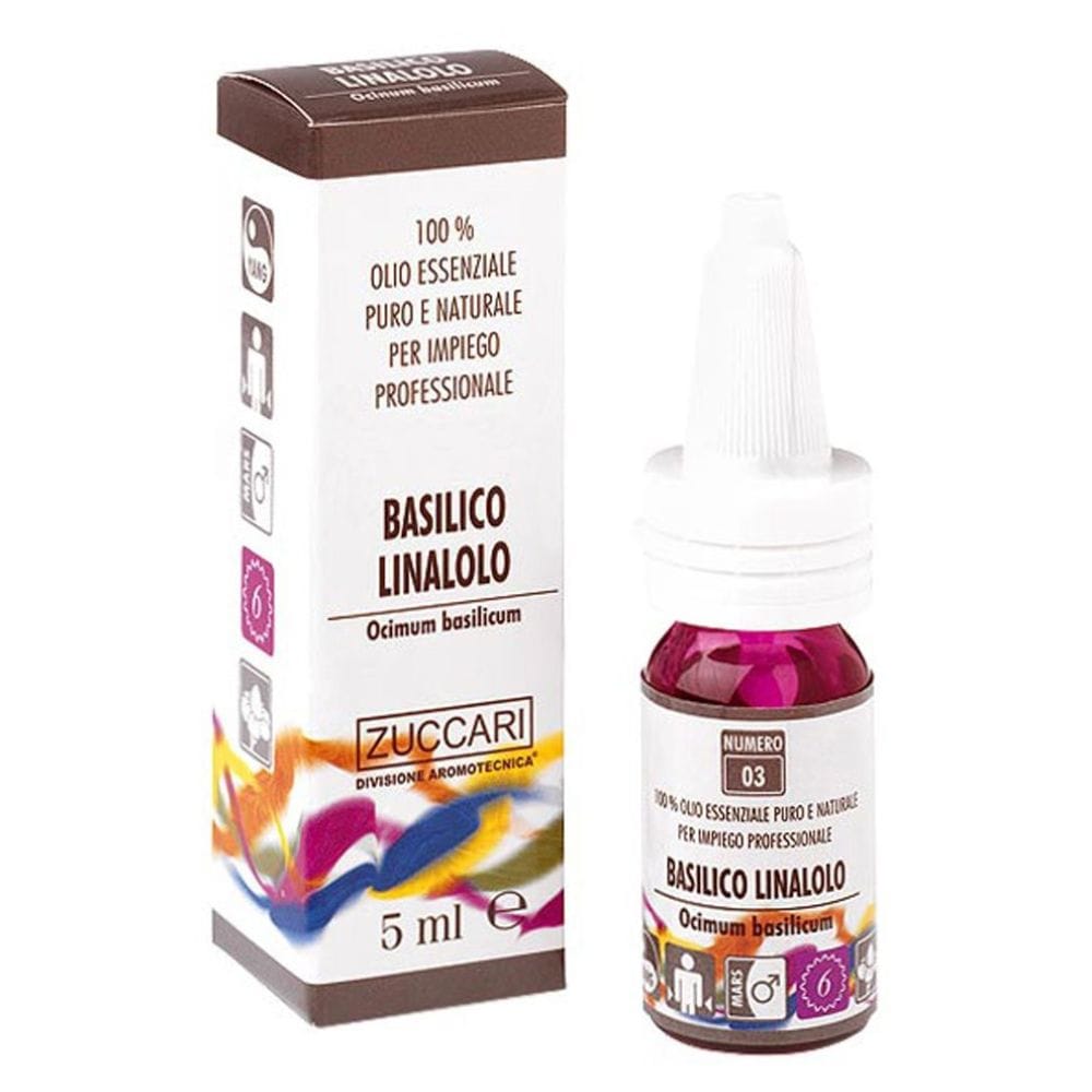 BASILICO LINALOLO OLIO ESSENZIALE NATURALE 10 ML