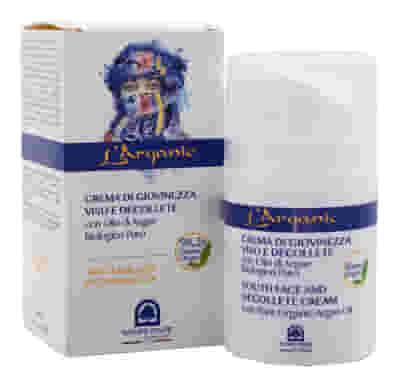 Crema viso L'Arganic con olio di Argan biologico, 50ml