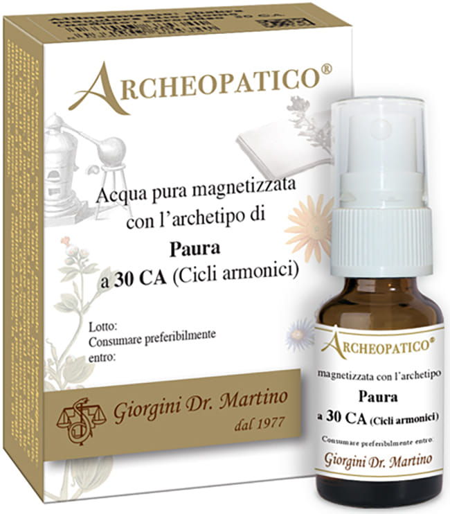 Archeopatico Acqua Magnetizzata Archetipo Paura 30 CA 10ml