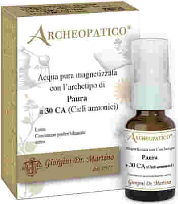 ARCHEOPATICO ACQUA PURA MAGNETIZZATA CON ARCHETIPO PAURA A 30 CICLI ARMONICI 10 ML