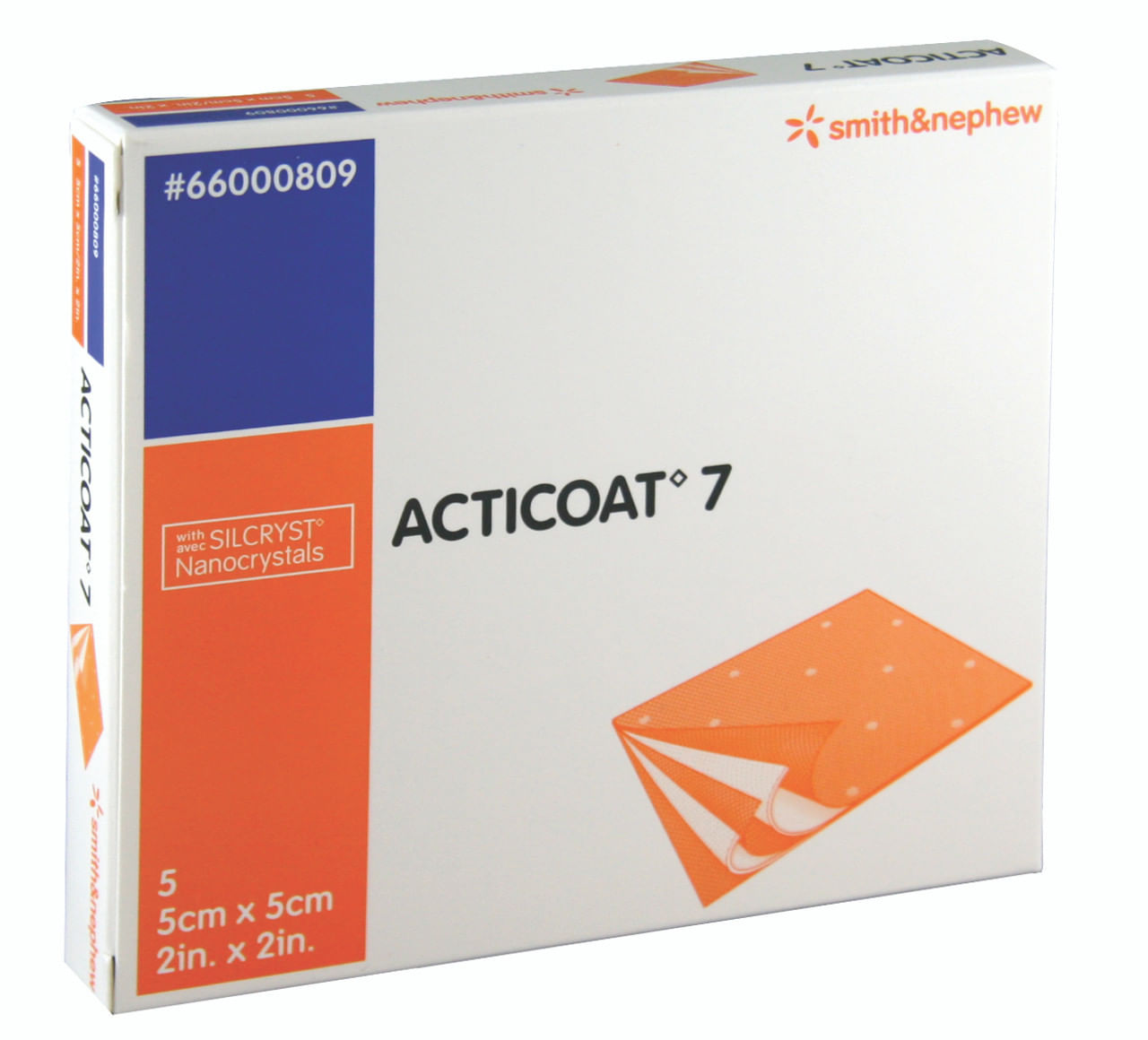 MEDICAZIONE SPECIALE ATTIVA ACTICOAT FLEX 7 CM 5X5 5 PEZZI ARTICOLO 66800395