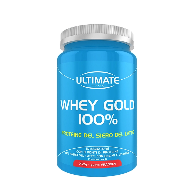 Ultimate Whey Gold 100 % Fragola 750 G