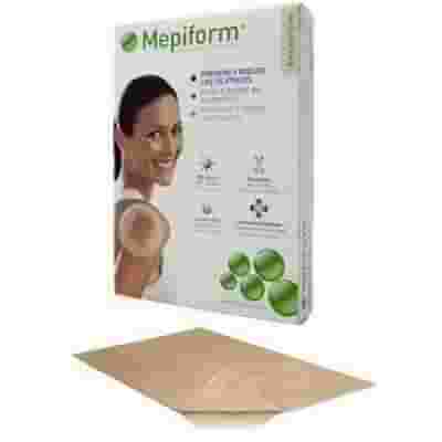 MEDICAZIONE MEPIFORM ATRAUMATICA PER CICATRICI E CHELOIDI NON STERILE 5X7,5CM 5 PEZZI