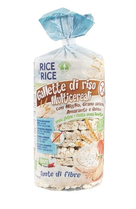 Rice&Rice Gallette Multicereali 100 G Senza Lievito